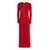 RABANNE Rabanne Rhinestone Maxi Dress RED