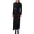 MARINE SERRE Marine Serre Draped Midi Dress Black