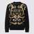 Versace Jeans Couture Versace Jeans Couture Black And Gold Cotton Sweatshirt Black