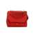 LANCEL Lancel Hand Held Bag. RED