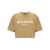 Balmain Balmain Cropped T-Shirt Beige