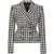 Dolce & Gabbana Dolce & Gabbana Double-Breasted Plaid Wool Blazer Black