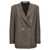 Tagliatore Tagliatore Jasmine Wool Double-Breasted Jacket BROWN