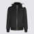 Moose Knuckles Moose Knuckles Black And White Bomber Down Jacket BLK W/NAT SH