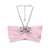 AREA Area 'Crystal Butterfly Knit Bandeau' Top PINK