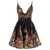 ZIMMERMANN 'Pavilion V Neck Mini' dress Black