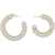 Magda Butrym Asymmetrical Earrings SILVER