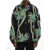 AMIRI Twisted Palms Tapestry Overshirt BLACK