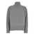 Allude High Neck Cashmere And Wool Pull GREY