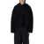 JUNYA WATANABE Junya Watanabe Ribbed Knit Oversized Hoodie Black