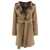 Burberry Burberry Reversible Car Coat In Check Wool Beige