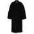 JACQUEMUS Jacquemus Le Manteau Bari Coat Black