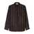 Fendi Fendi Striped Silk Shirt BROWN