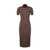 Fendi Fendi Ff Cotton Long Dress BROWN