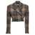 GIUSEPPE DI MORABITO Check cropped blazer Multicolor