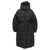 Ganni 'Tech Seersucker Puffer' down jacket  Black