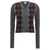 Ganni Argyle cardigan Gray