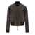 Max Mara Weekend MAX MARA WEEKEND HILTEX DARK BROWN LEATHER BOMBER Brown