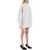 WARDROBE.NYC Mini Shirt Dress With Button Closure WHITE