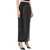 WARDROBE.NYC Leather Column Skirt For Women BLACK