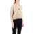 Tory Burch Short Wool Cardigan For Women OATMEAL MÉLANGE