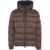 After Label Houndstooth down jacket 'Verbier' Brown