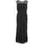 NORMA KAMALI Maxi dress with fringes Black