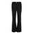 ARMA Black Wide Trousers In Leather Woman Black