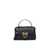 Pinko Pinko Leather Love Lady Puff Classic Crossbody Bag Black