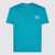 Valentino Garavani Valentino Garavani Light Blue Cotton T-Shirt BLUE