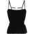 JACQUEMUS Jacquemus Le Haut Sierra Ribbed Tank Top Black