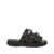 Palm Angels Palm Angels Moto-P Slide Sandals With Hook And Loop Closure For Suicoke Black