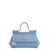 Dolce & Gabbana Dolce & Gabbana Sicily Media Patent Leather Handbag BLUE