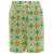 DRÔLE DE MONSIEUR Multicolor Shorts Faïence With Graphic Print All-Over In Viscose Man GREEN