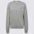 AMI Paris AMI Paris Grey Cotton Ami De Couer Sweatshirt GREY