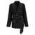 Dolce & Gabbana Dolce & Gabbana Contrast Piping Dressing Gown Shirt Black