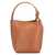 JW Anderson JW Anderson Corner Leather Bucket Bag BROWN