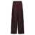 Jil Sander Viscose blend pants Purple