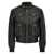 R13 'Shrunken Zip-Up' jacket Black