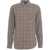 Portuguese Houndstooth flannel shirt 'Singer' Beige