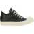 Rick Owens Low Top Leather Sneaker BLACK