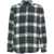 Portuguese Plaid flannel shirt 'Bottle' Green