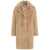 STAND STUDIO Faux fur coat 'Camille Cocoon' Beige