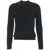 Paolo Pecora Pullover with polo collar in virgin wool Black