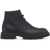 Copenhagen Combat lace-up leather boots Black