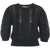 Twin-set Simona Barbieri Short sleeve sweater with lace Black