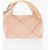 Burberry Checked Nylon Peg Duffle Handbag With Silver-Tone Detail Pink