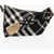 Burberry Checked Shield Messenger Crossbody Bag With Golden Details Black