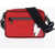 Neil Barrett Nylon Bum Bag With Embossed Logo Patch Red