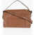 Hogan Textured Leather Crossbody Bag Brown